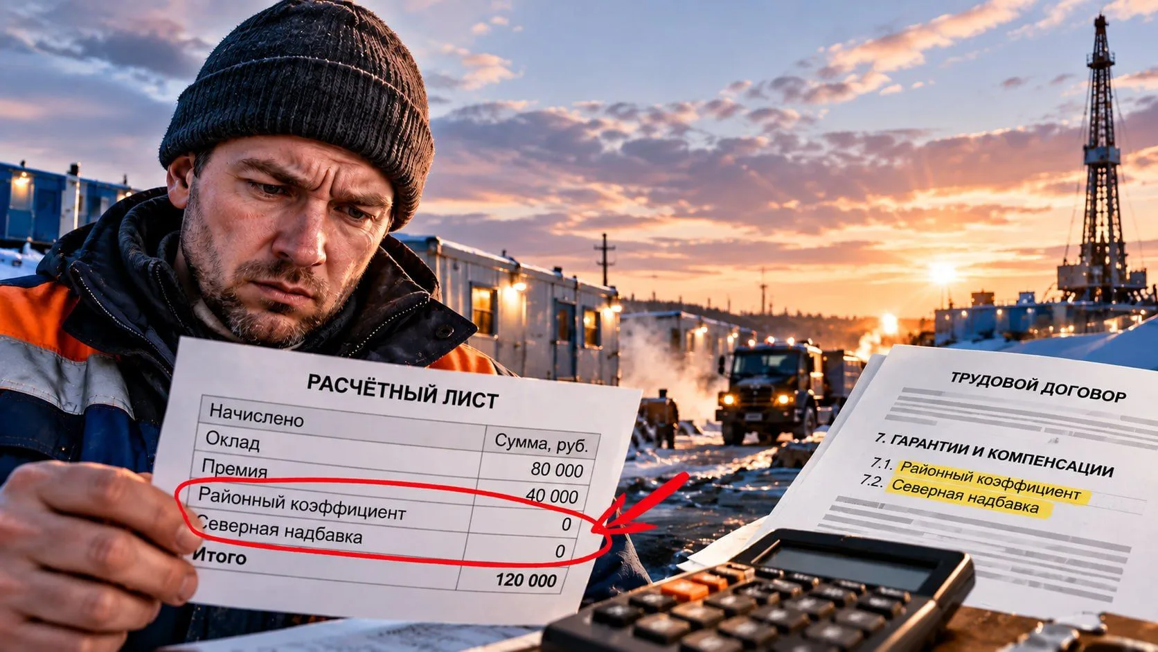 Северные надбавки: как работодатели экономят на вахтовиках и как вернуть своё