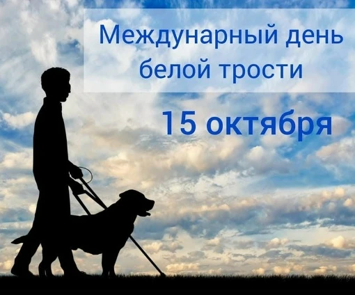 15 октября — Международный день белой трости