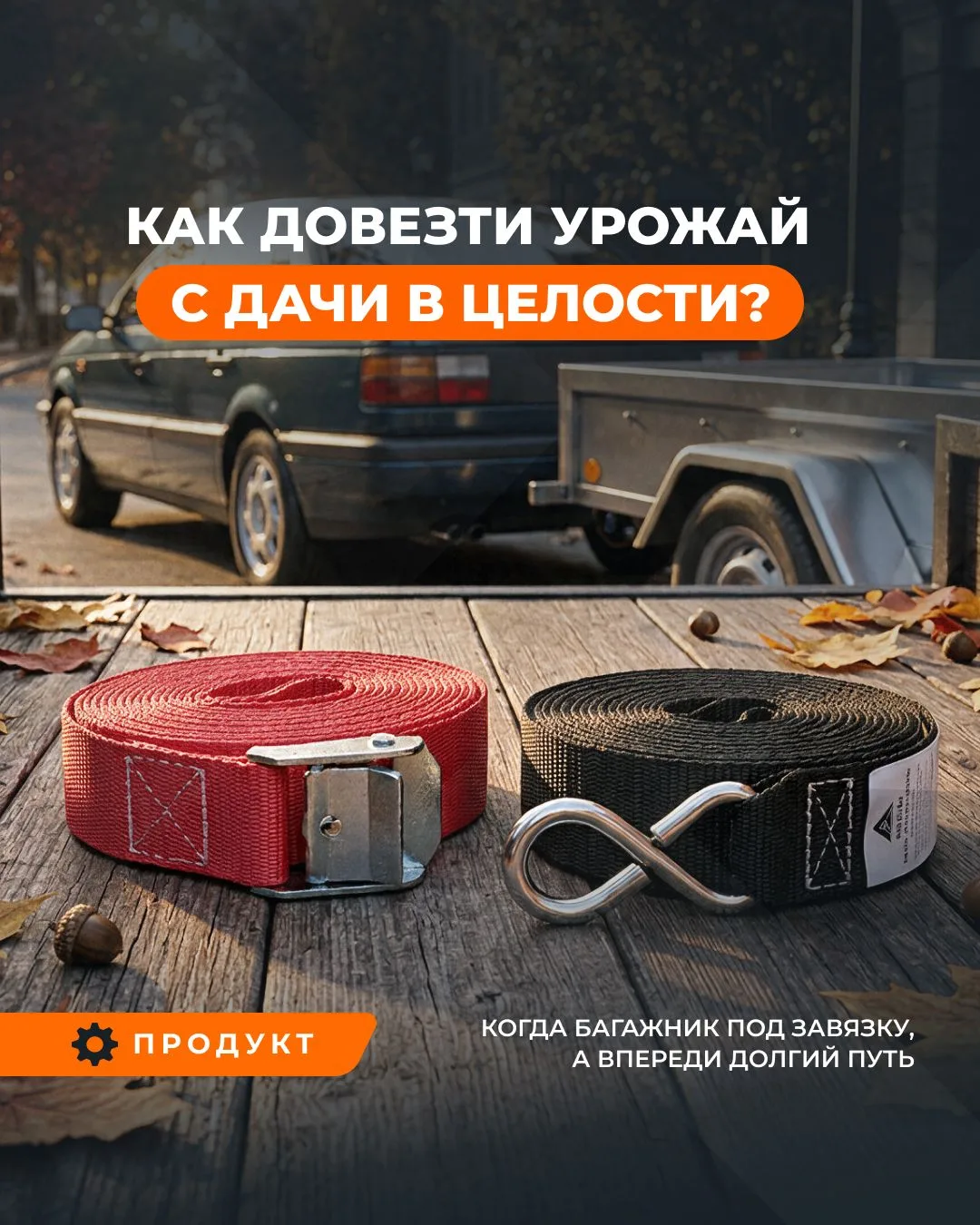 Дачный урожай собран. Теперь главное — довезти его в целости и сохранности!