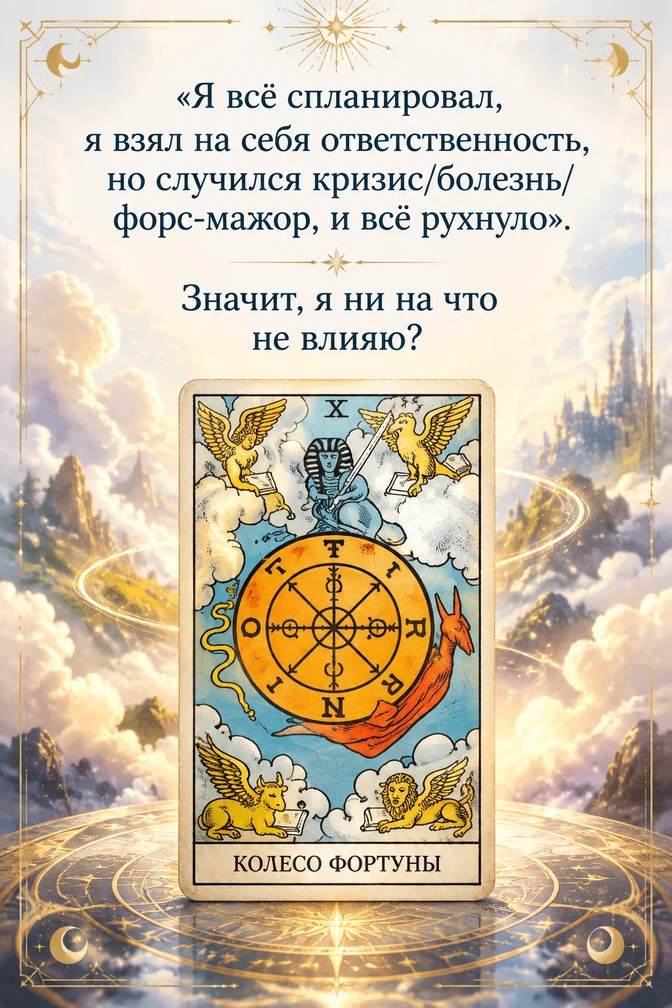 «Я всё спланировал, я взял на себя ответственность, но случился кризис/болезнь/форс-маж...