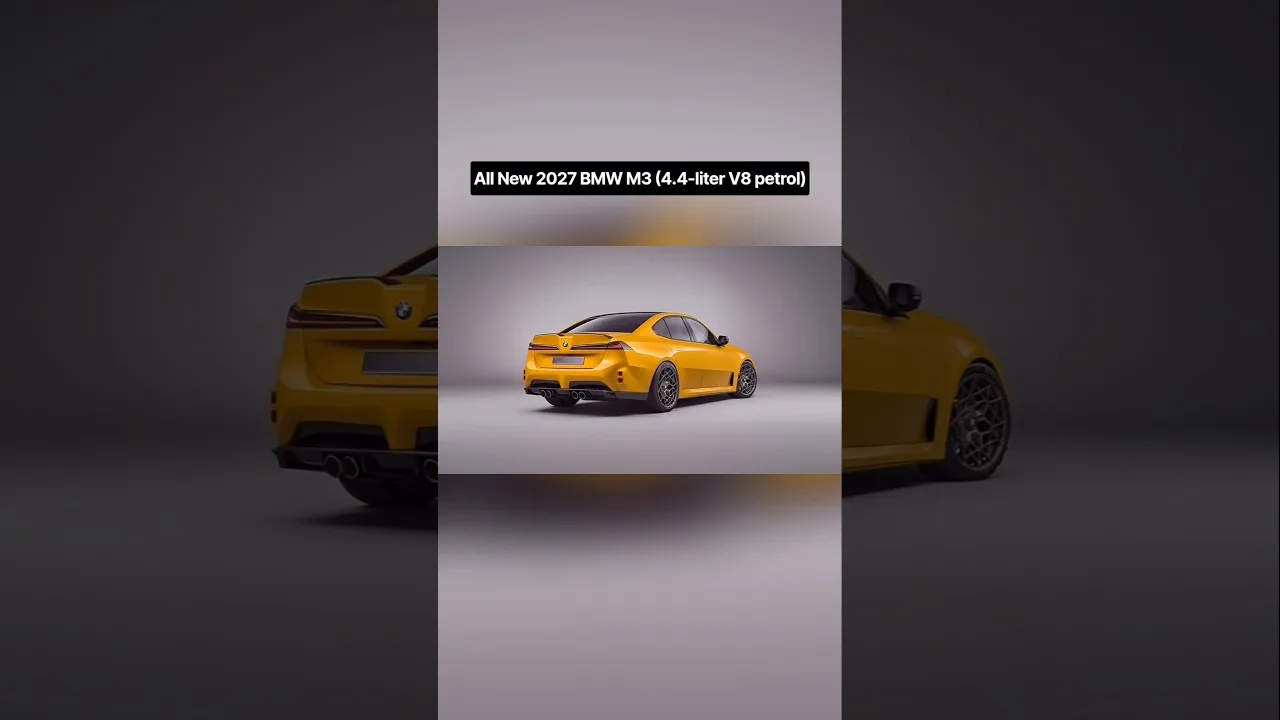 🚗 All New 2027 BMW M3 with 4.4 liter V8 petrol engine - First Look