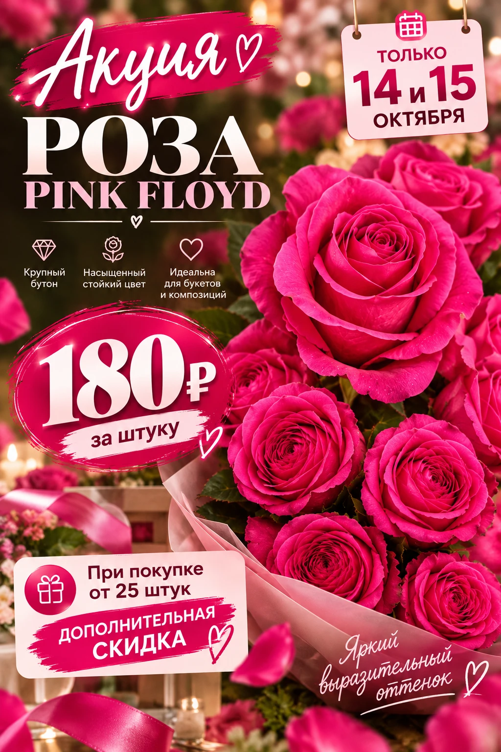 🌹💖 РОЗОВЫЙ БУМ В «БУКЕТИКЕ»!