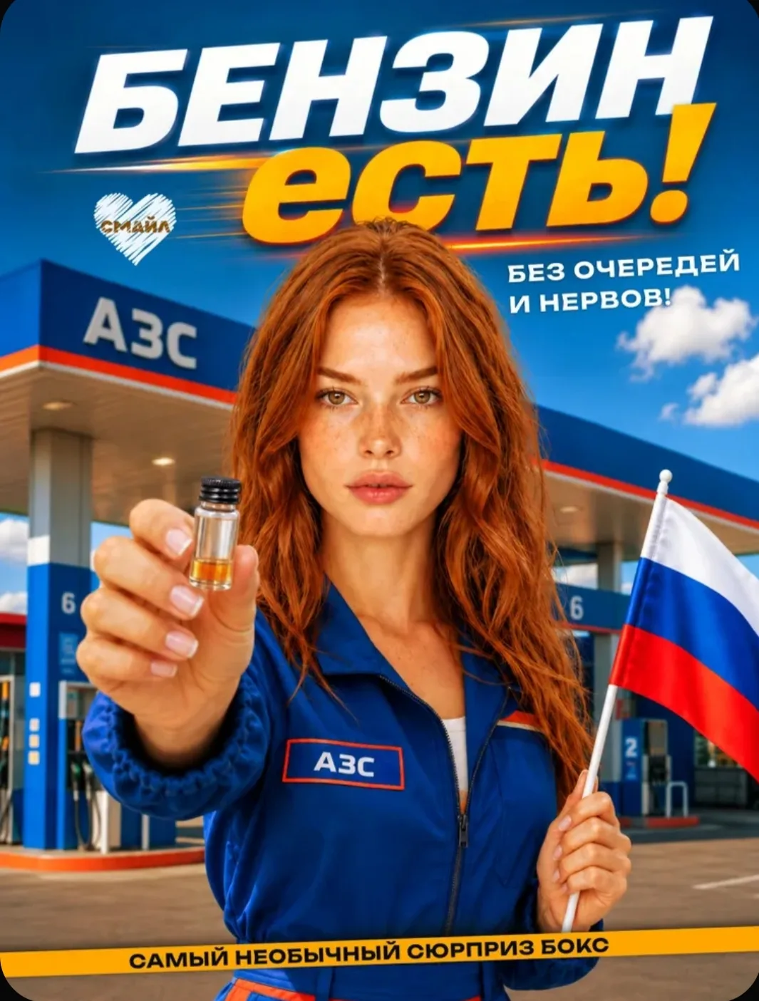 Сюрприз бокс "Заправка". Оберег от пустого бака. Подарок прикол https://www.ozon.ru/pro...