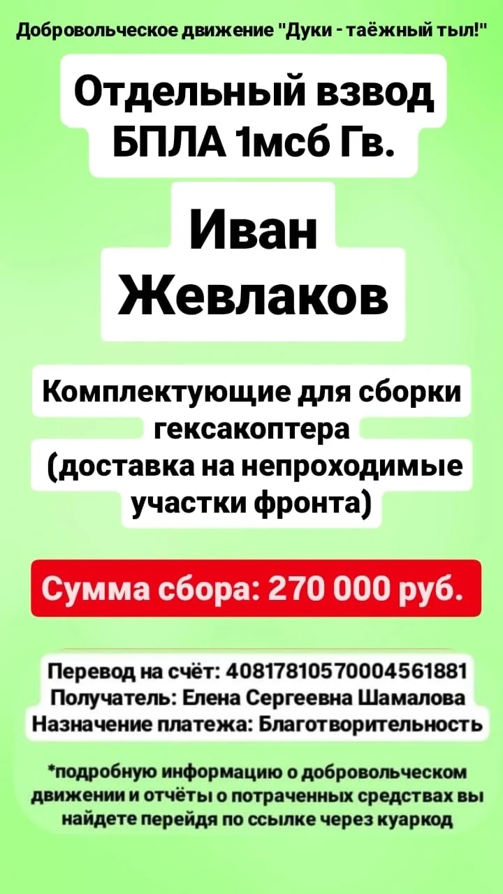 Остаток по сбору: 181 813 руб.