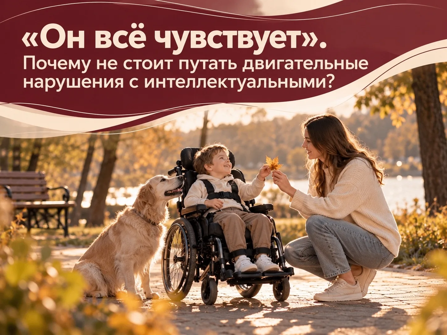 💜 «Он всё чувствует». Почему не стоит путать двигательные нарушения с интеллектуальными?
