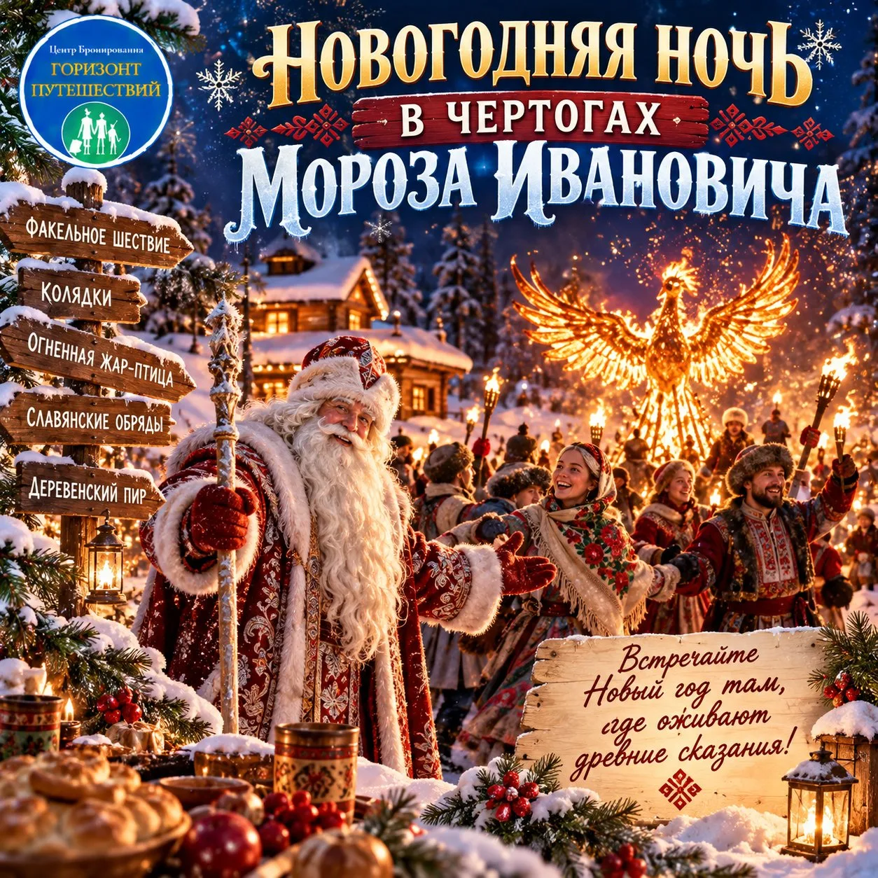 🎄 ОТ 18 900 ₽/ЧЕЛ — НОВОГОДНЯЯ НОЧЬ В СЛАВЯНСКИХ ЧЕРТОГАХ МОРОЗА ИВАНОВИЧА!
