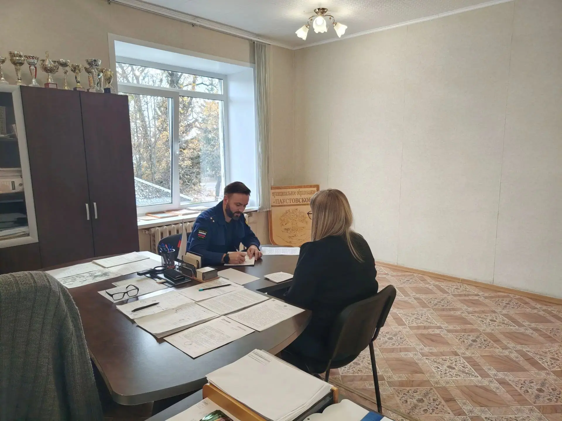 ♦В Вязниках исполняющий обязанности межрайонного прокурора Алексей Петров провел личный...
