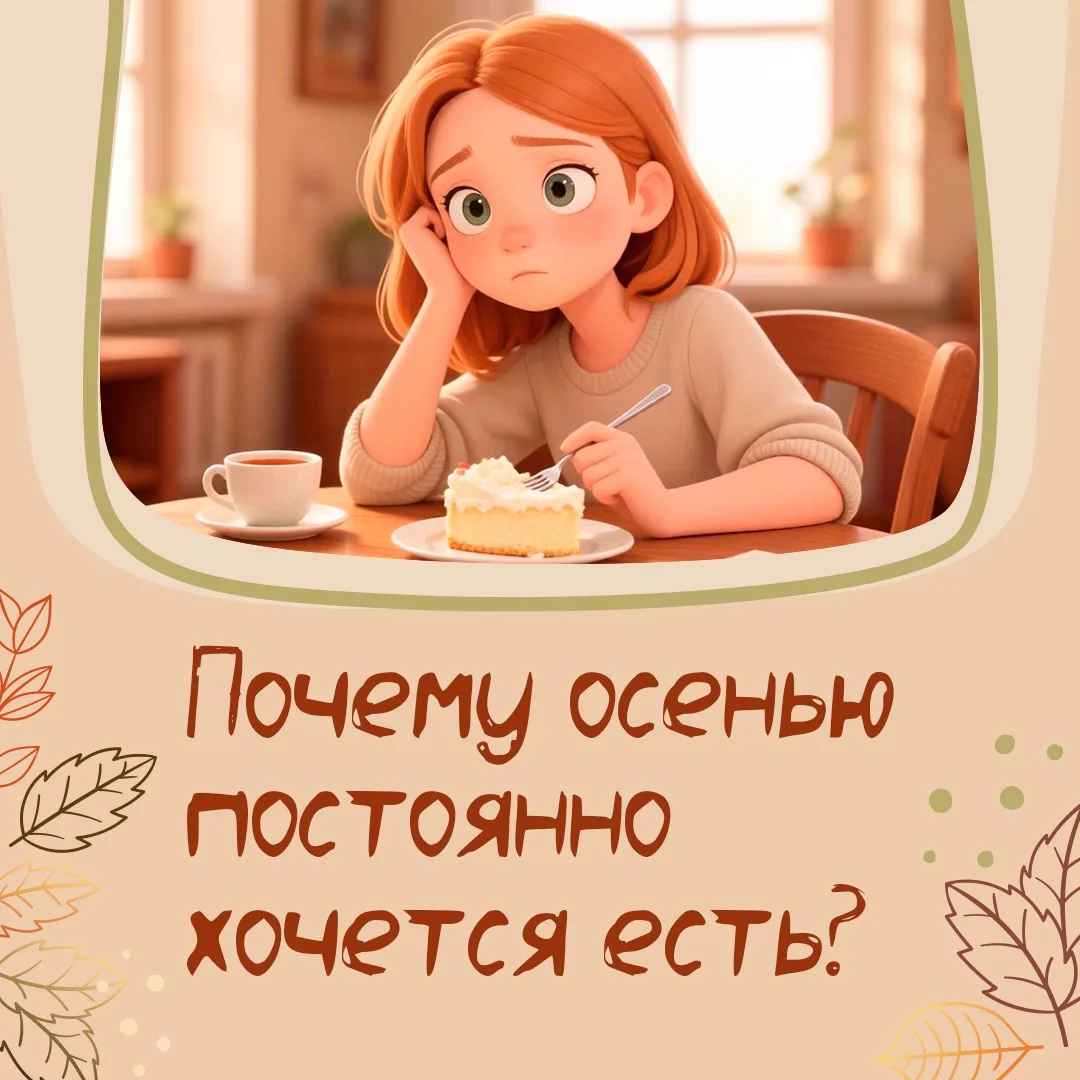 Осенью холодильник манит чаще, а тренировки даются тяжелее 😔