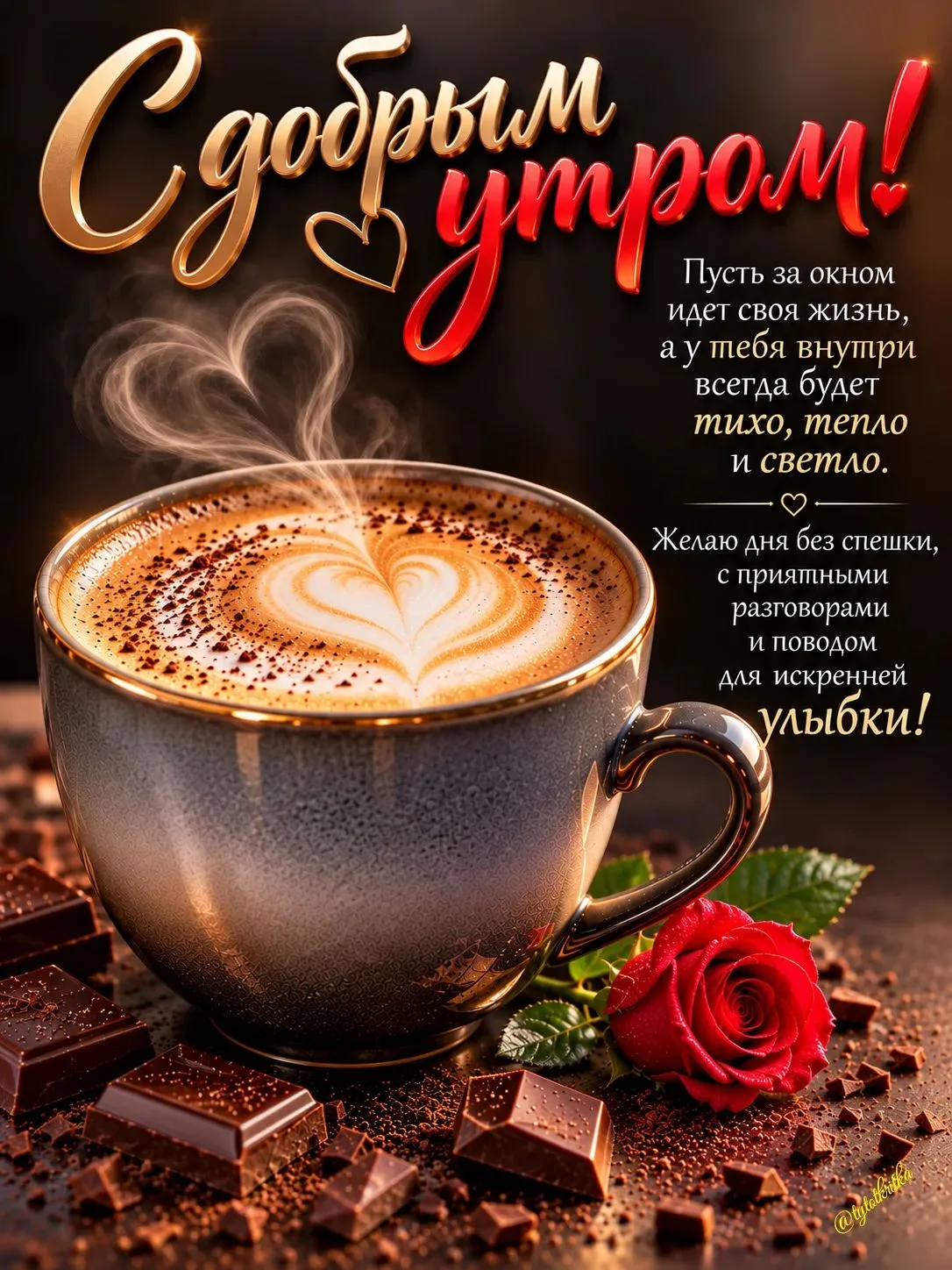 С добрым утром! ☕🌹
