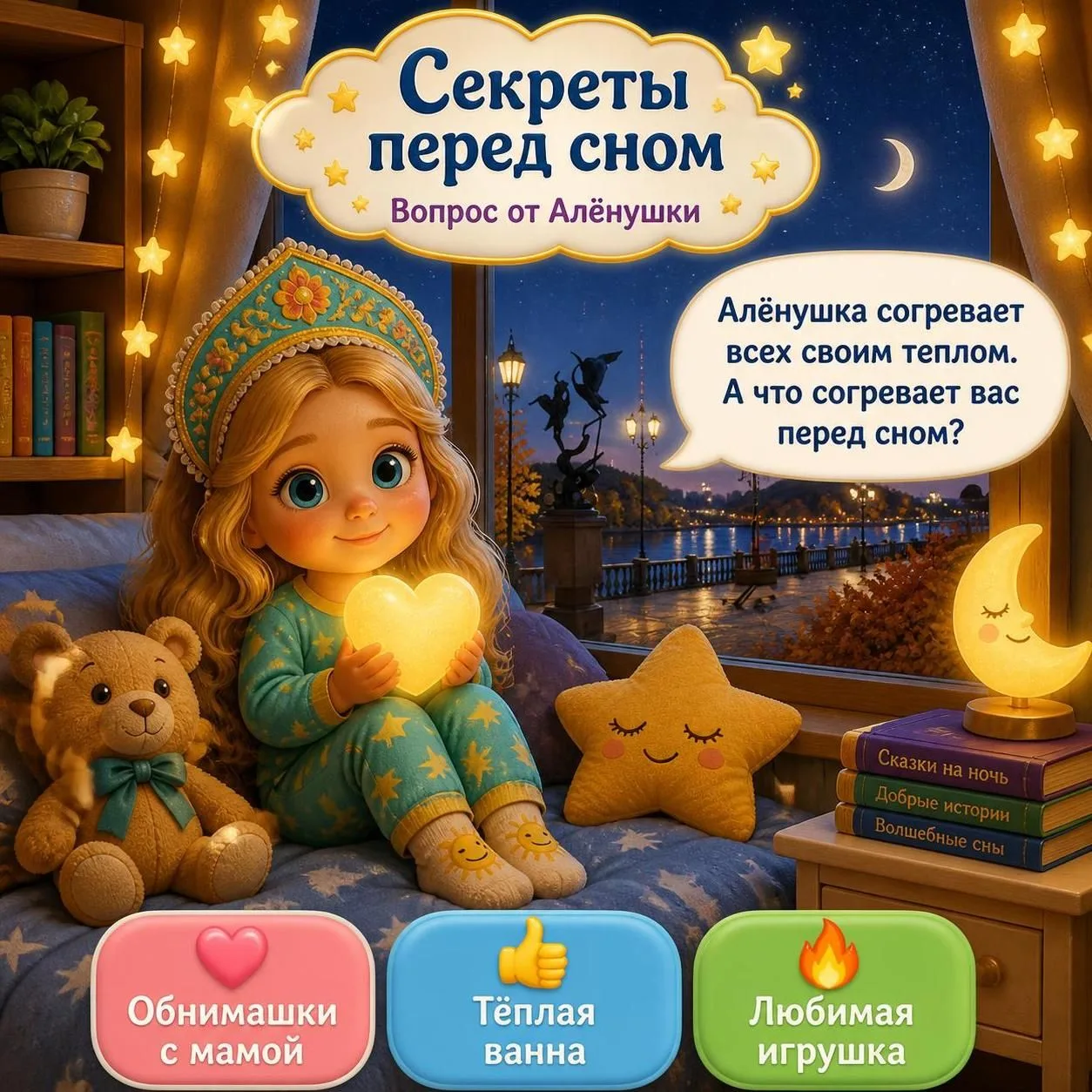 🌙 Секреты перед сном с Алёнушкой🌛