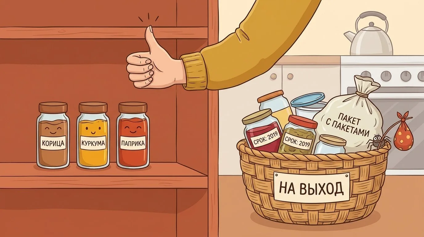 🍶 КУХНЯ: специи из прошлой жизни, пакет с пакетами и прочие экспонаты 👀