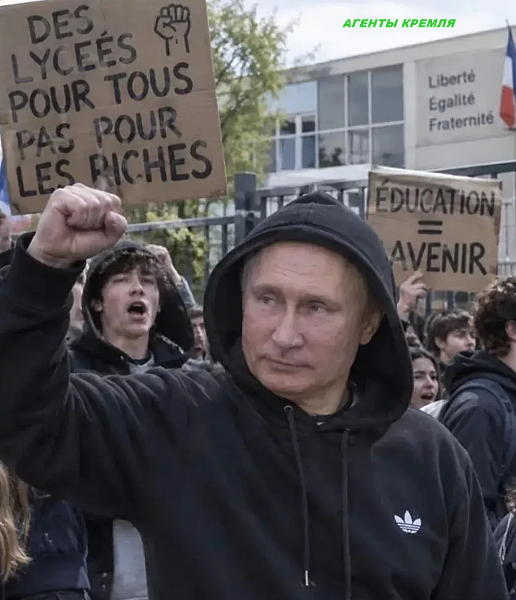Самый главный "французский подросток", создающий огромную словно тайфун волну протестны...