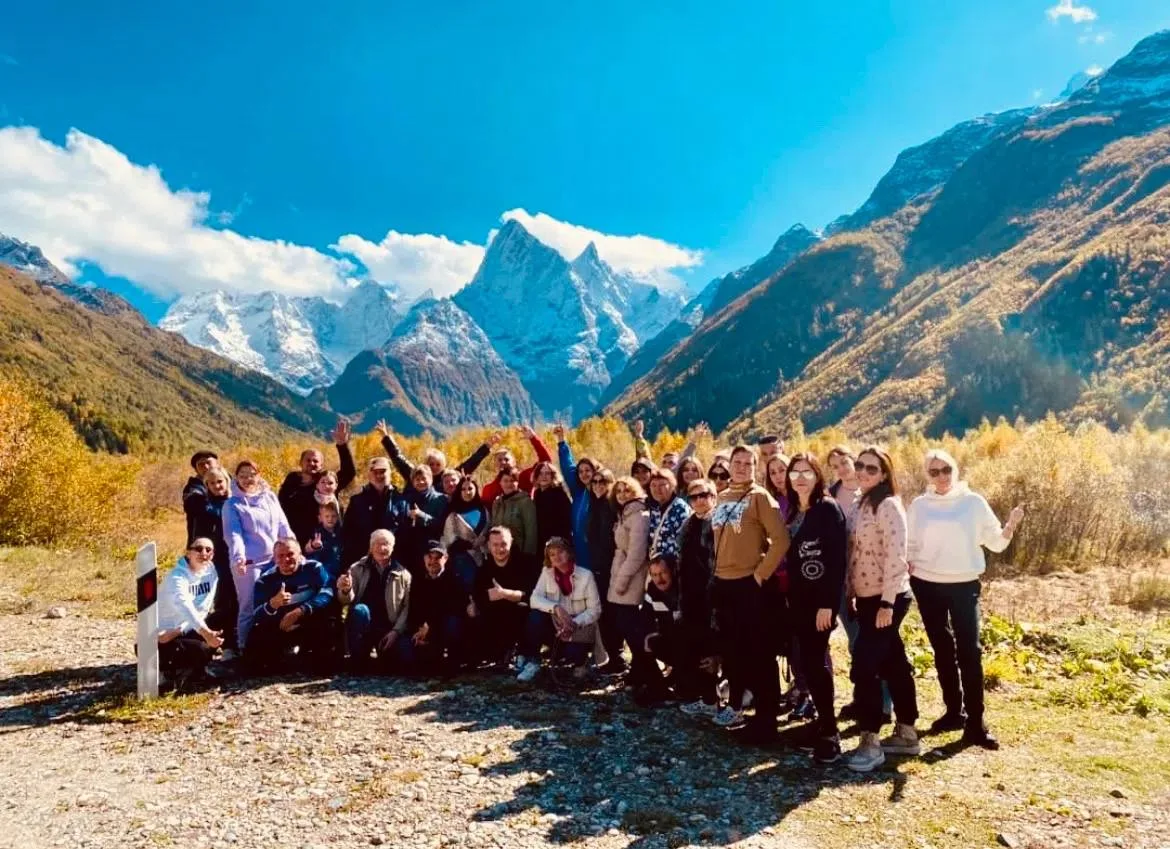🍂 ЗОЛОТАЯ ОСЕНЬ В ДОМБАЕ 🏔️