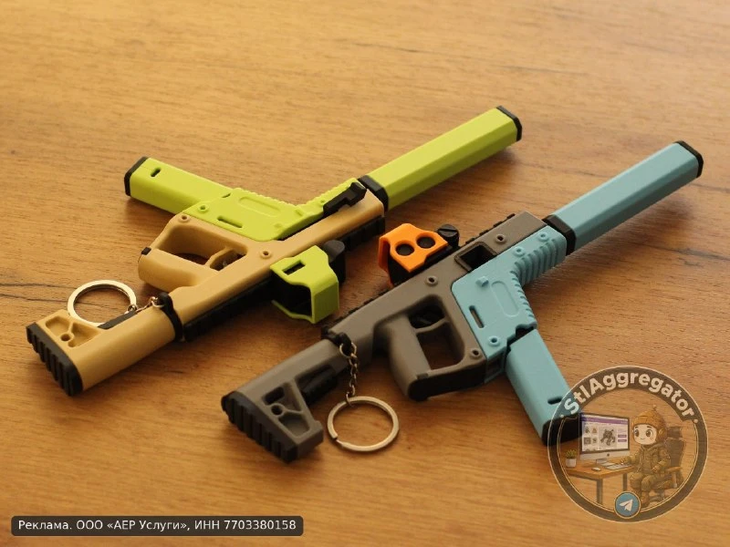 CRS Vector Pocket SMG - игрушка-брелок-непоседа