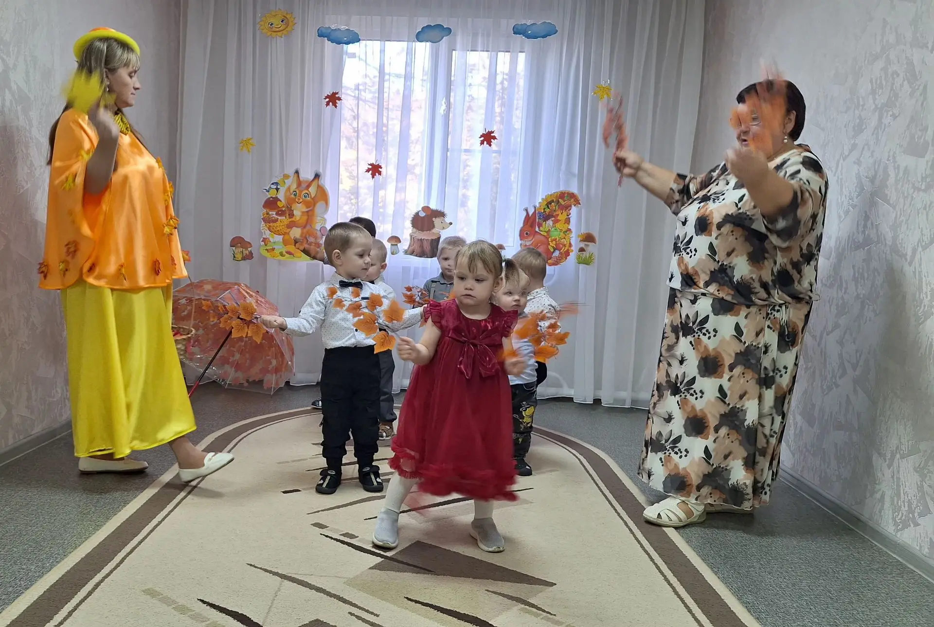 🍂 Осенний утренник в младшей группе «Солнышко» 🍁