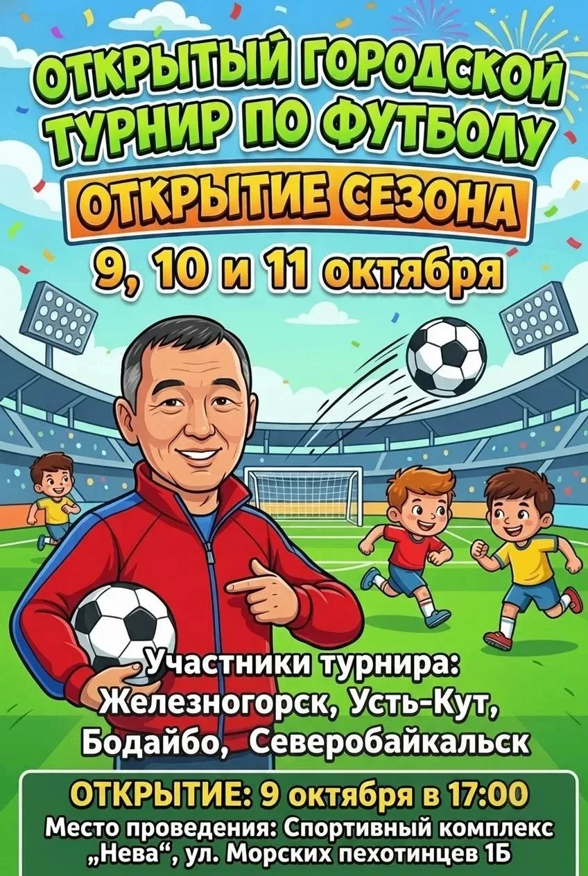 ⚽В Северобайкальске стартует новый футбольный сезон