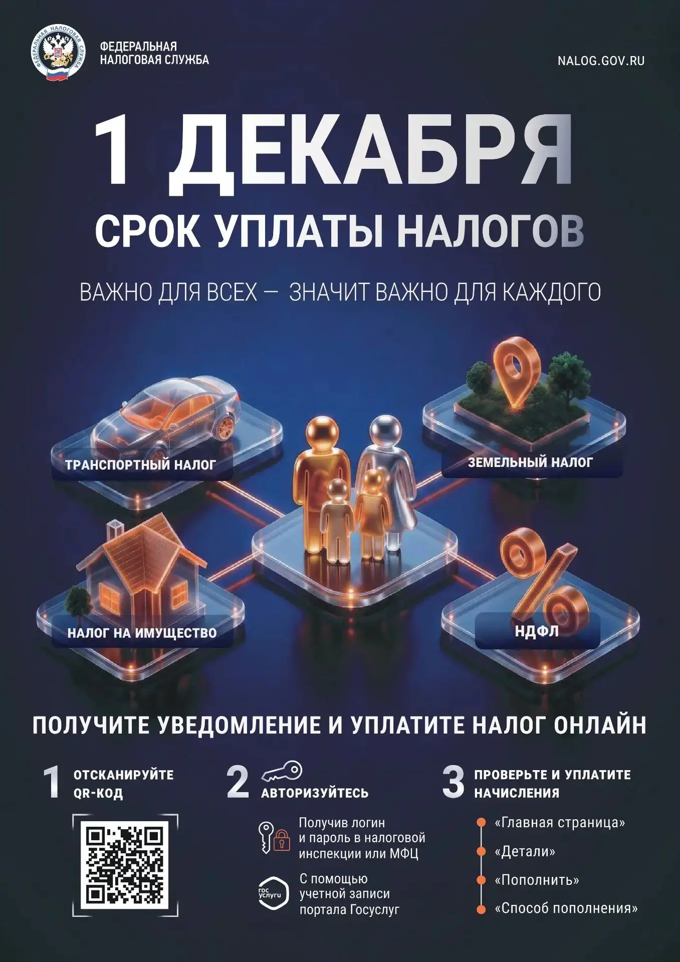 📌В Хабаровском крае стартовала  рассылка уведомлений на уплату имущественных налогов ф...