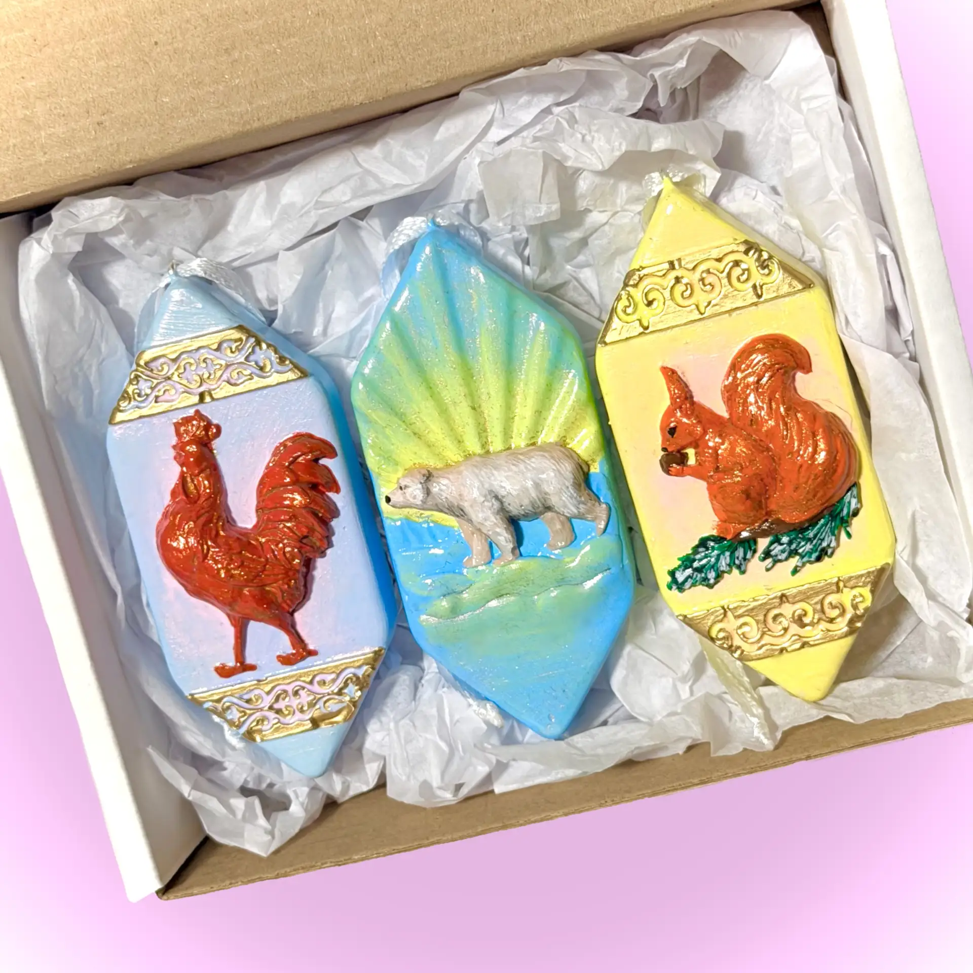 Новогодние игрушки-конфеты🍬
