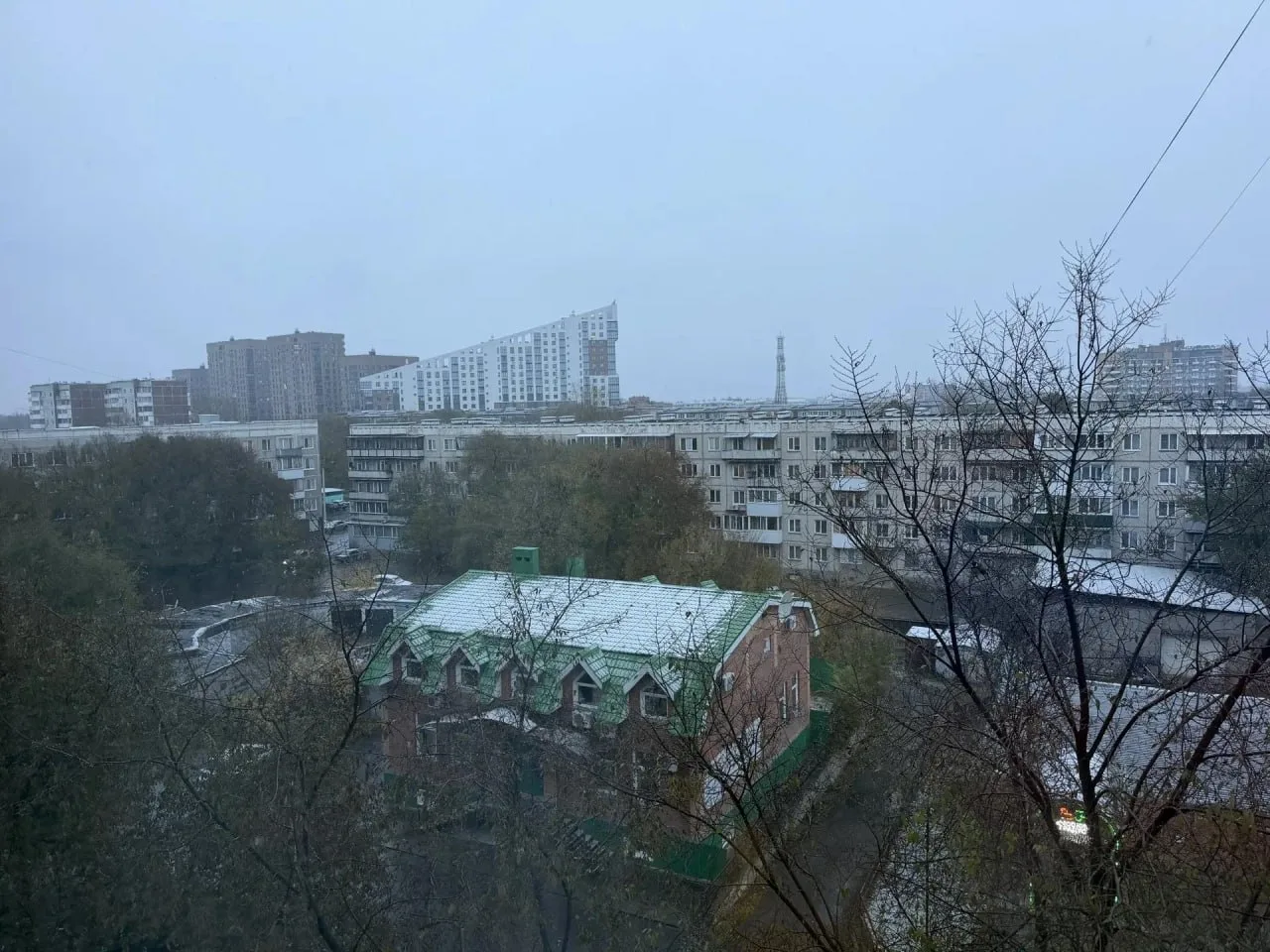 Снежное утро в столице Хакасии ❄️