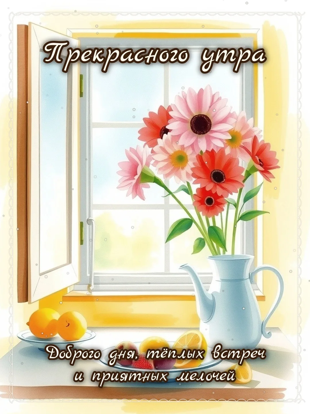 ☕ Прекрасного утра! Доброго дня, тёплых встреч и приятных мелочей.