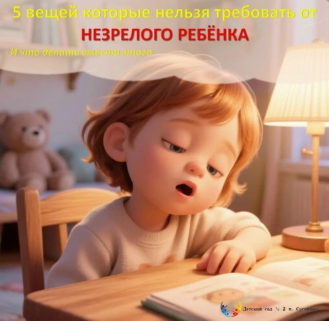 Нервная система ещё не готова.