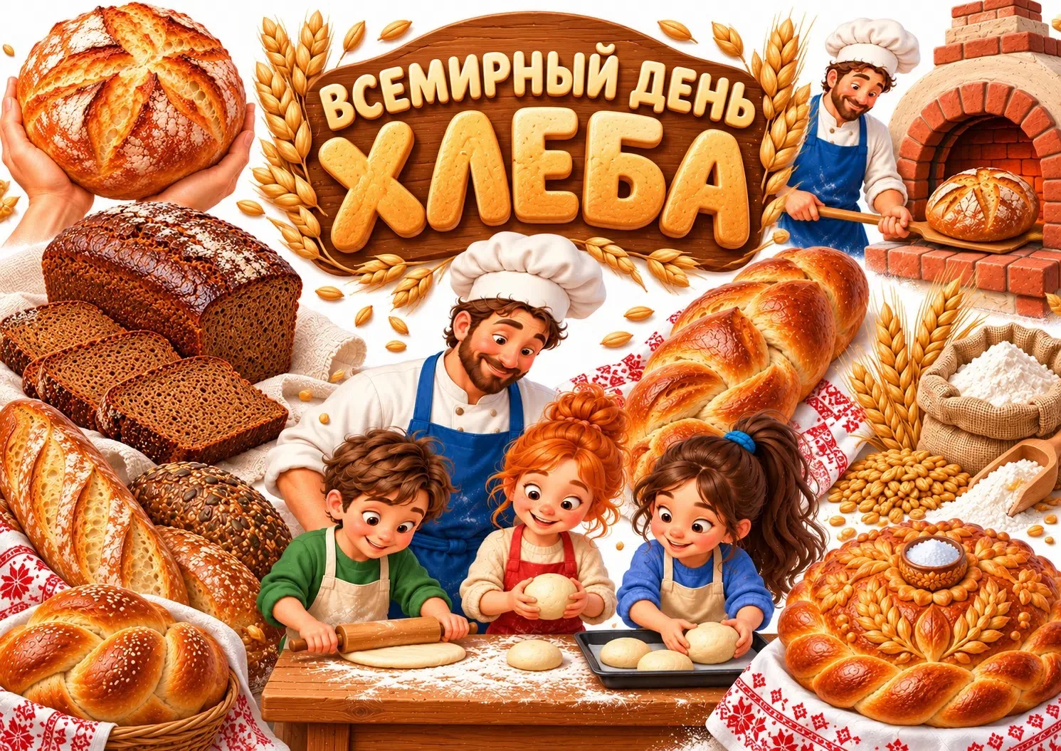 🍞 Всемирный день хлеба: выставка «Откуда хлеб пришёл» в библиотеке! 🌾