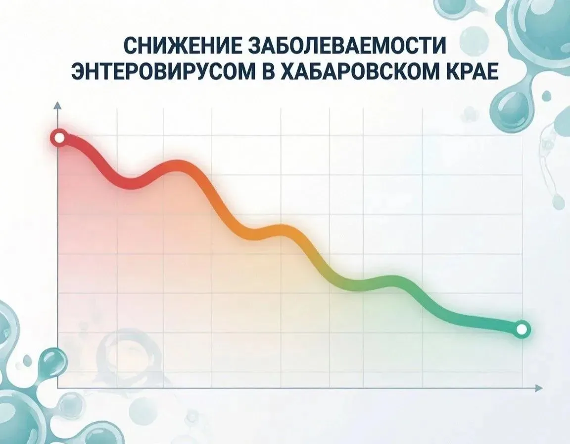 В Хабаровском крае снижается заболеваемость энтеровирусом, общая инфекционная заболевае...