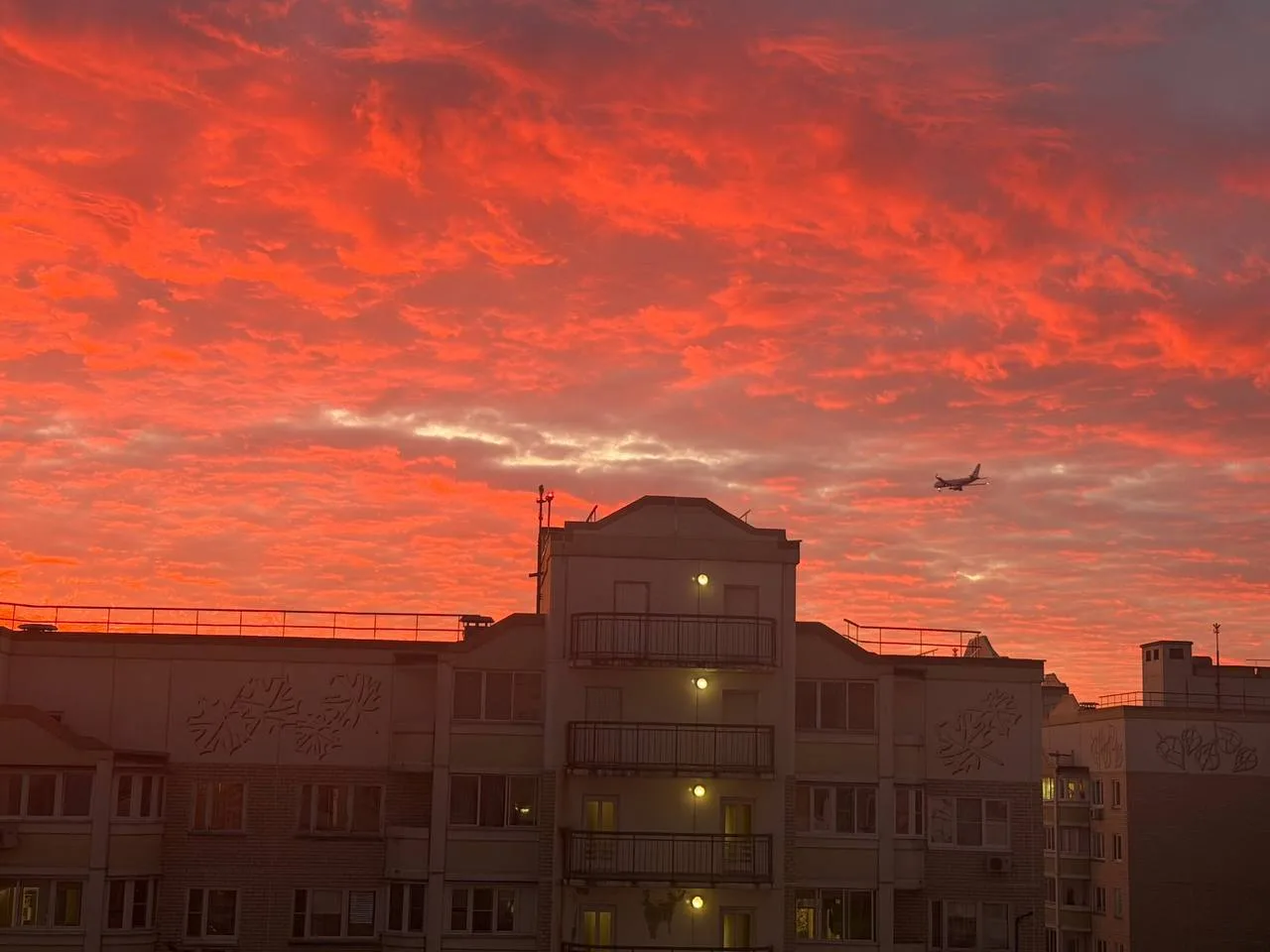 До чего красивые закаты в октябре 🌇