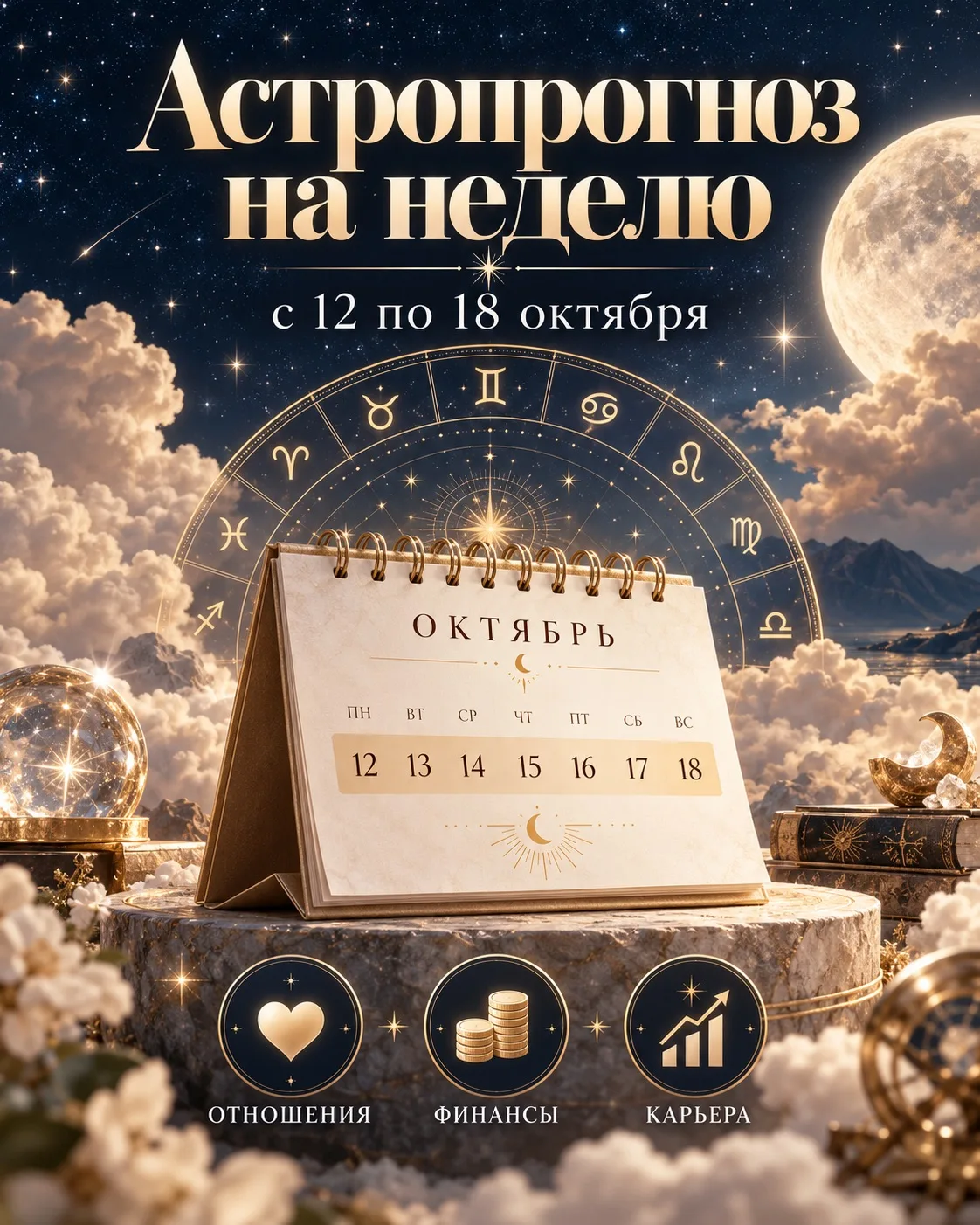 ПРОГНОЗ НА НЕДЕЛЮ 12–18 ОКТЯБРЯ ✨