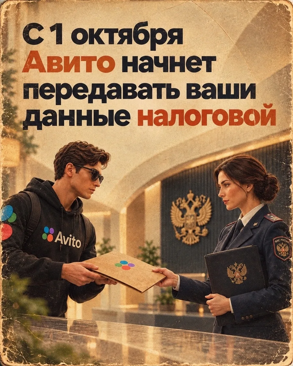 «С 1 октября Авито передает данные всех продавцов в ФНС, и нам придется платить налог з...