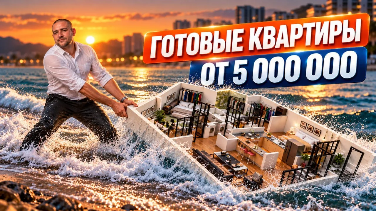 Последний дешевый город у моря в 2026. Обзор 3 готовых квартир в ЖК Сады у моря с ремон...