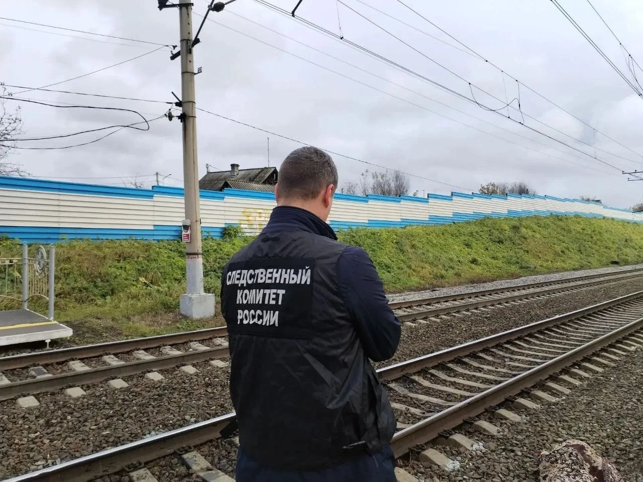 Пытался пролезть под поездом и получил травмы