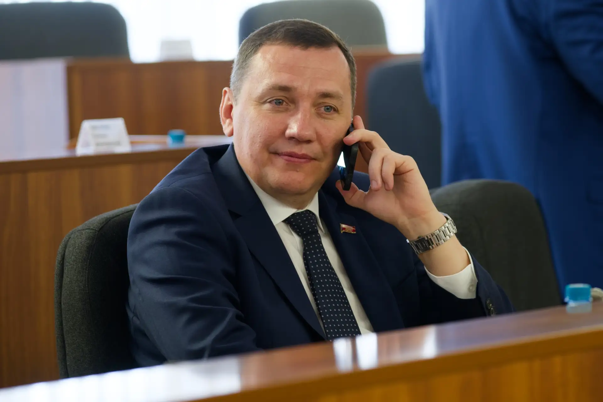 🎉 Сегодня поздравления с юбилеем принимает депутат городского Собрания Алексей Кузнецов.