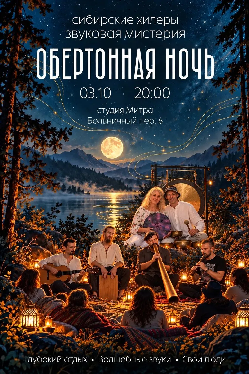 Завтра‼️‼️‼️✨ Приглашаем на сотворчество Спа-Омск Камертон  и «Сибирских хилеров» Этно-...