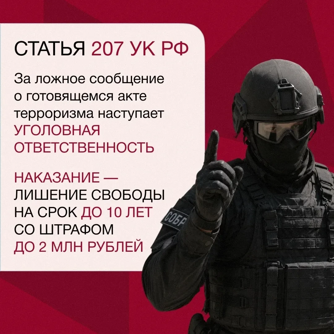Крупный штраф, или тюремное заключение за звонок