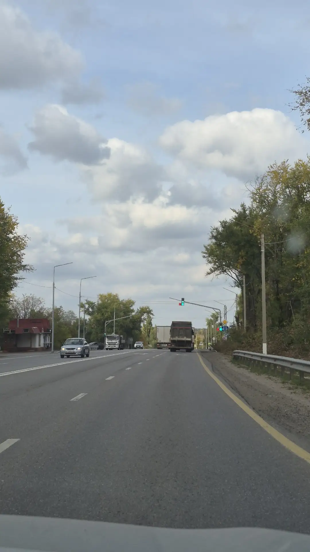На выезде из Павловска, в сторону Воронежа заработал светофор