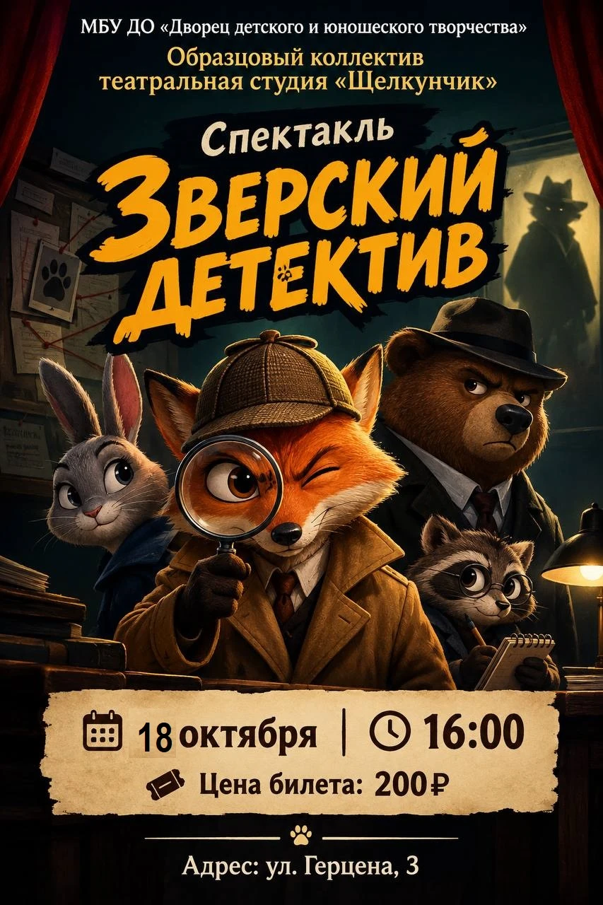 🎭 Образцовый коллектив театральная студия «Щелкунчик» приглашает на захватывающий спек...