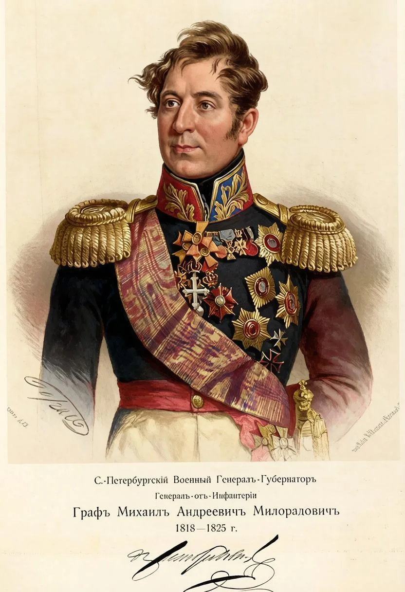 ⚔️ Генерал, заработавший чин штыком: История Михаила Милорадовича (1771–1825)