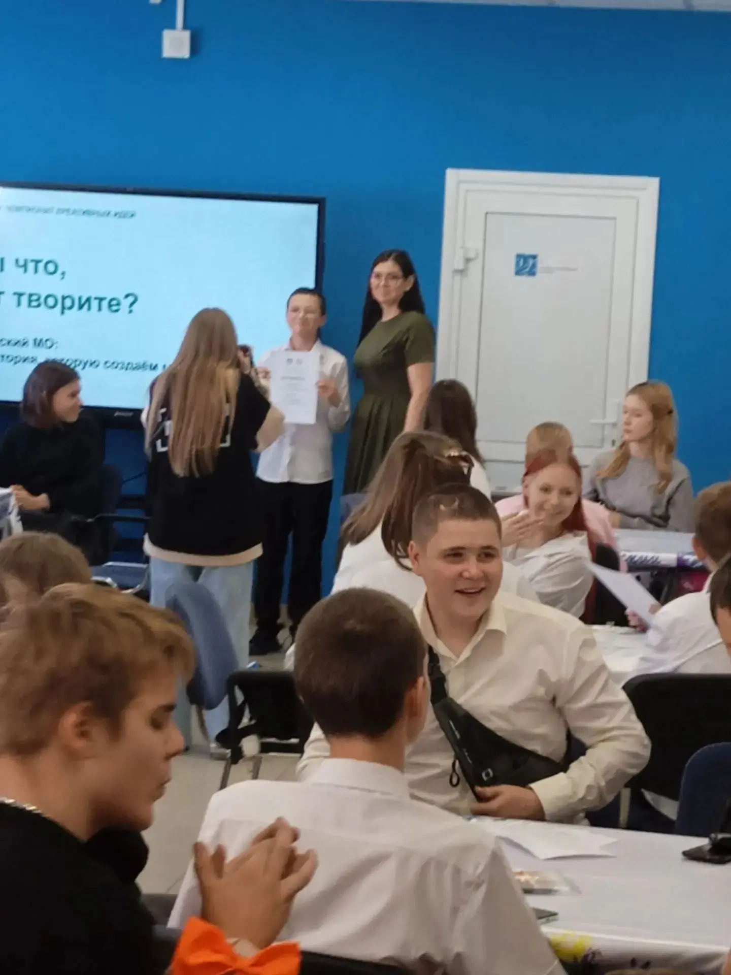 Сегодня учащиеся нашей школы приняли участие в интеллектуальной игре «Вы что тут творит...