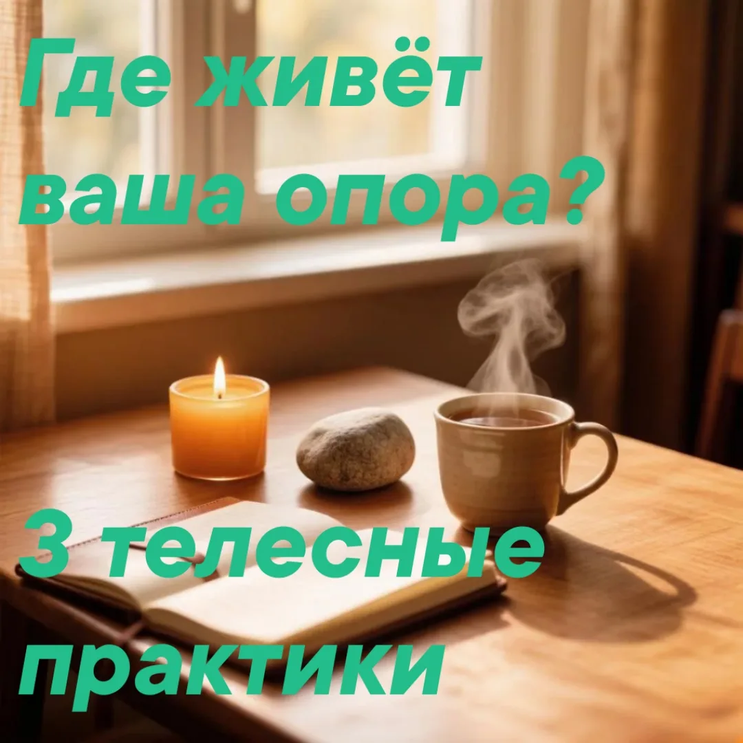 Когда тревога накрывает, вы ищете опору в голове: «Надо успокоиться.