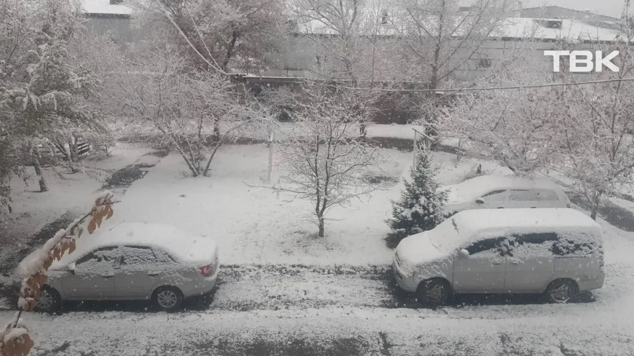 ❄️ Снежный Минусинск этим утром. Пора уже считать, сколько осталось до Нового года?