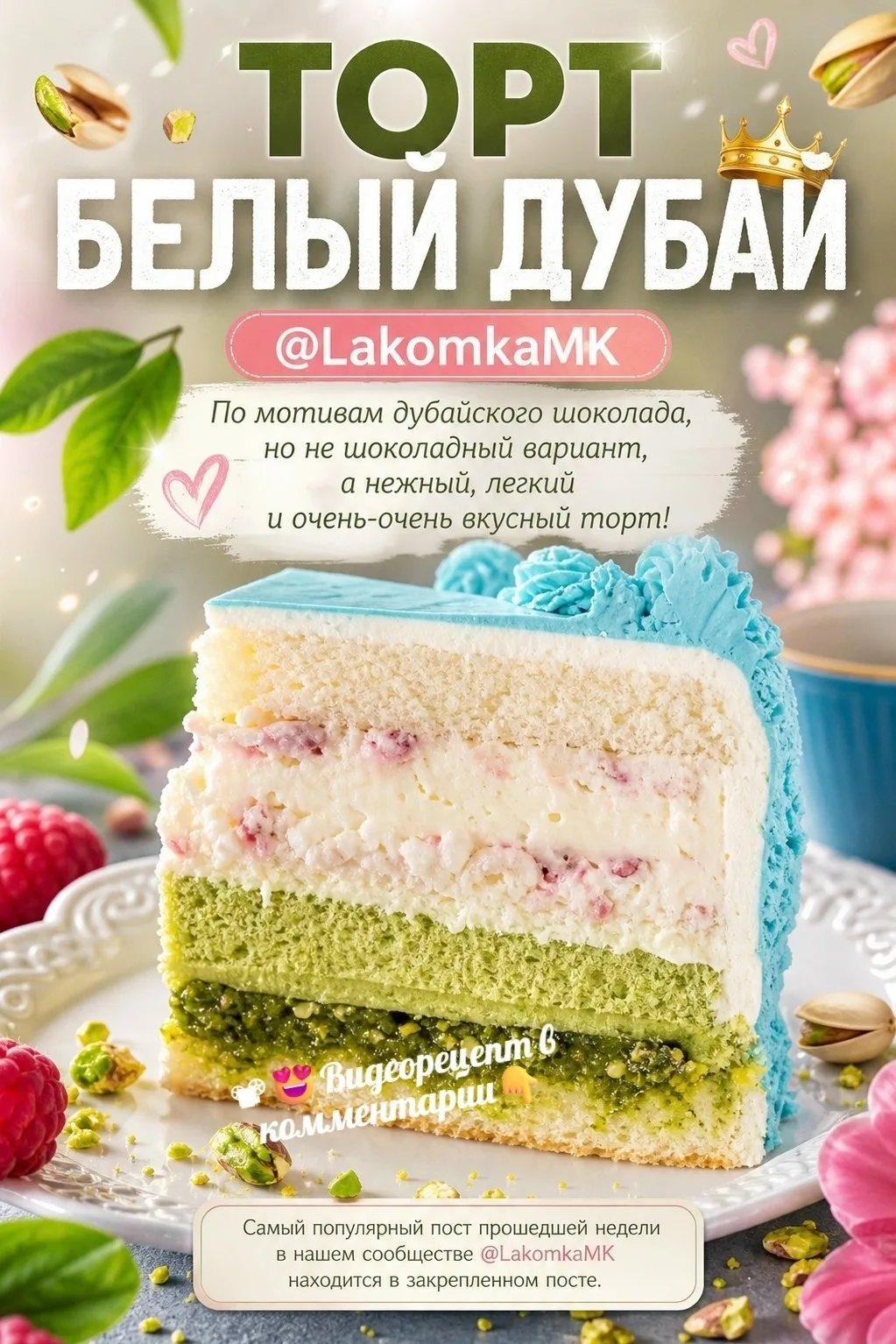 ТОРТ БЕЛЫЙ ДУБАЙ