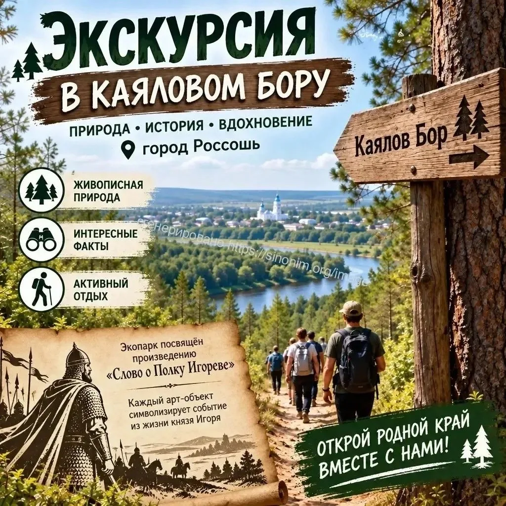 🌿 Туристическое агентство "Презент"  приглашает на экскурсии в экопарк "Каялов бор".