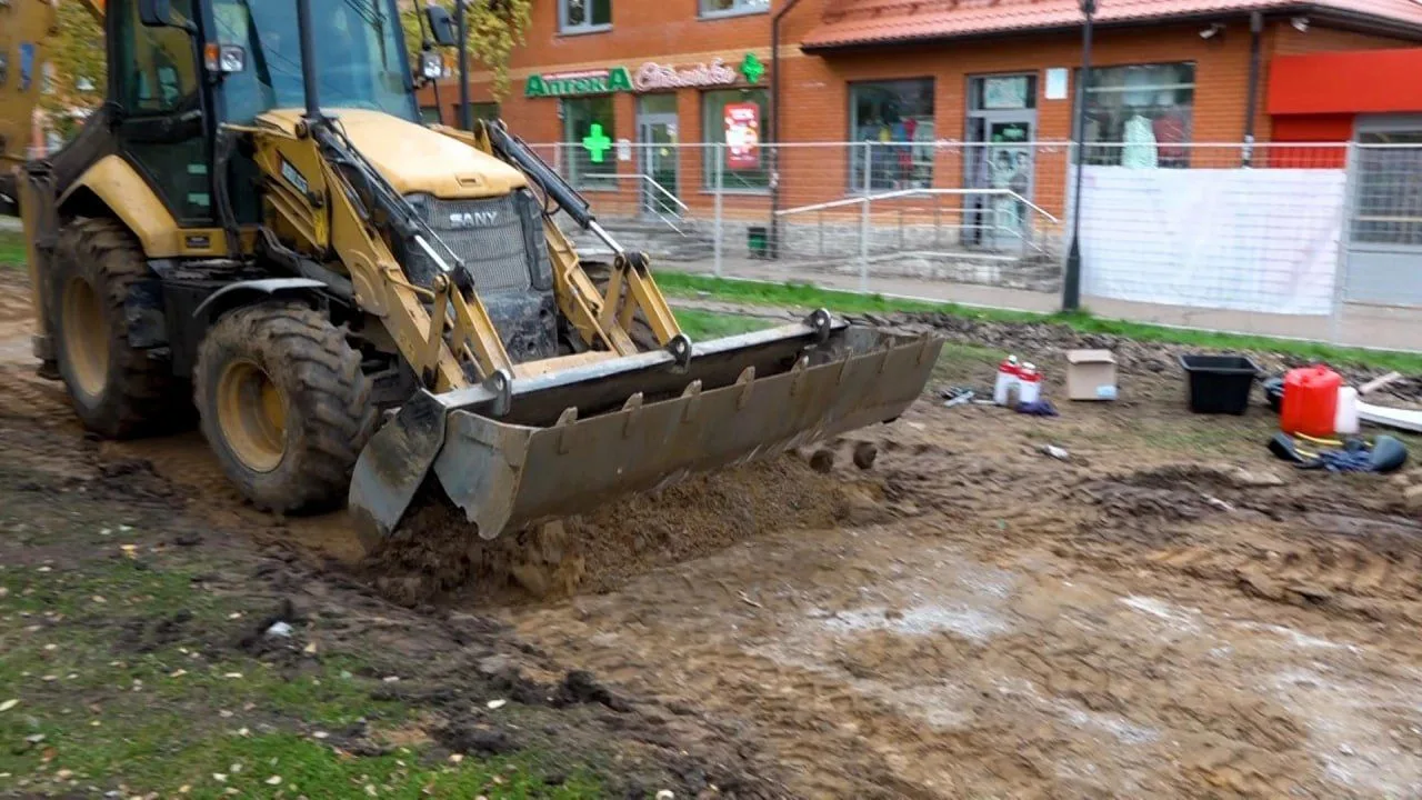 В ноябре планируют закончить благоустройство сквера на улице Школьной в Нахабино. Если ...