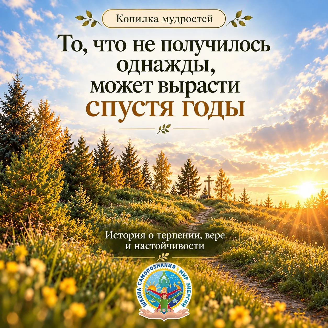 То, что не получилось однажды, может вырасти спустя годы