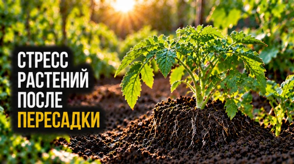 Стресс растений после пересадки