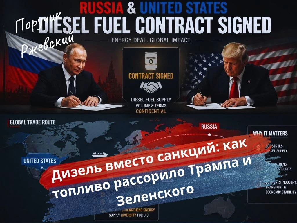 ⚡️Дизель вместо санкций: как топливо рассорило Трампа и Зеленского