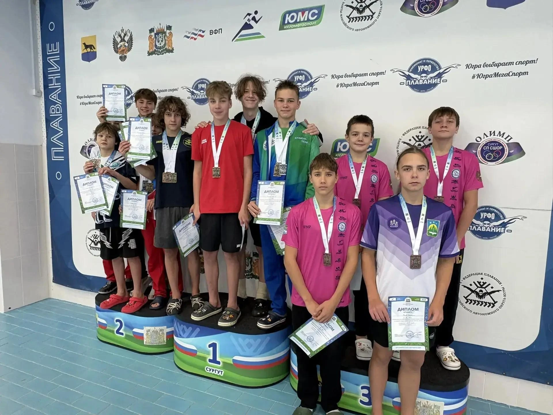 🥈🌊🏊‍♀️🏊‍♂️ Первенство ХМАО-Югры по плаванию среди юношей и девушек 12–13 лет