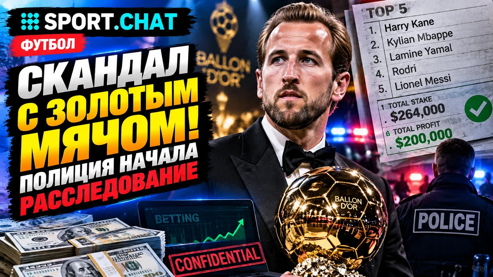 Скандал вокруг «Золотого мяча»! Неизвестные заработали $200 тысяч, заранее угадав весь ...