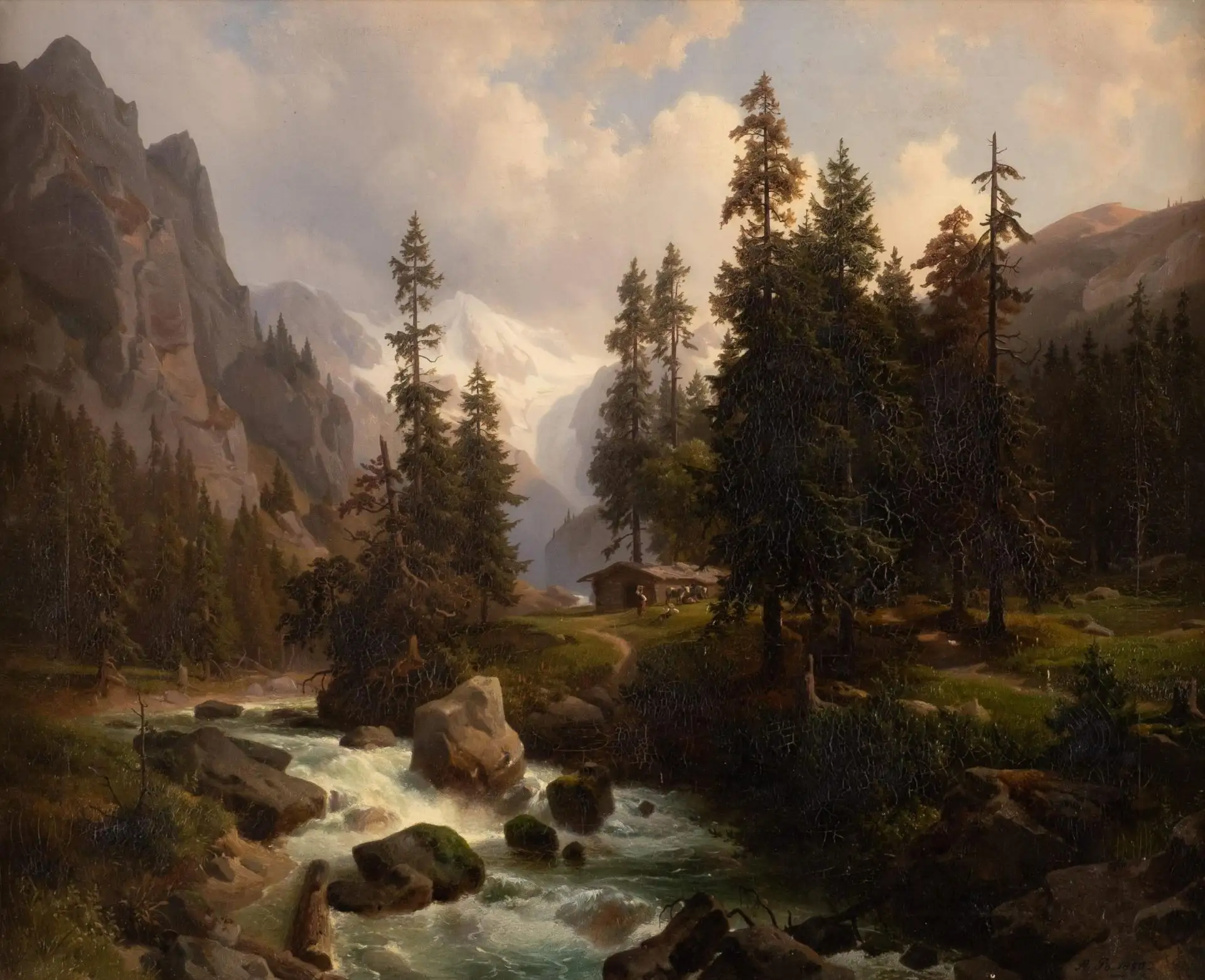 🎨 Тишина и величие Альп: «Долина в Гаштайне» Августа Берендсена
